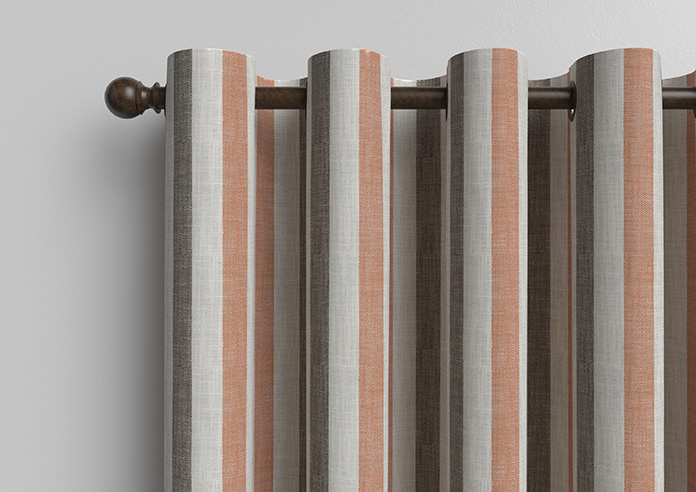 Abilene Stripe, Rust - Made to Measure Curtains - Image 12